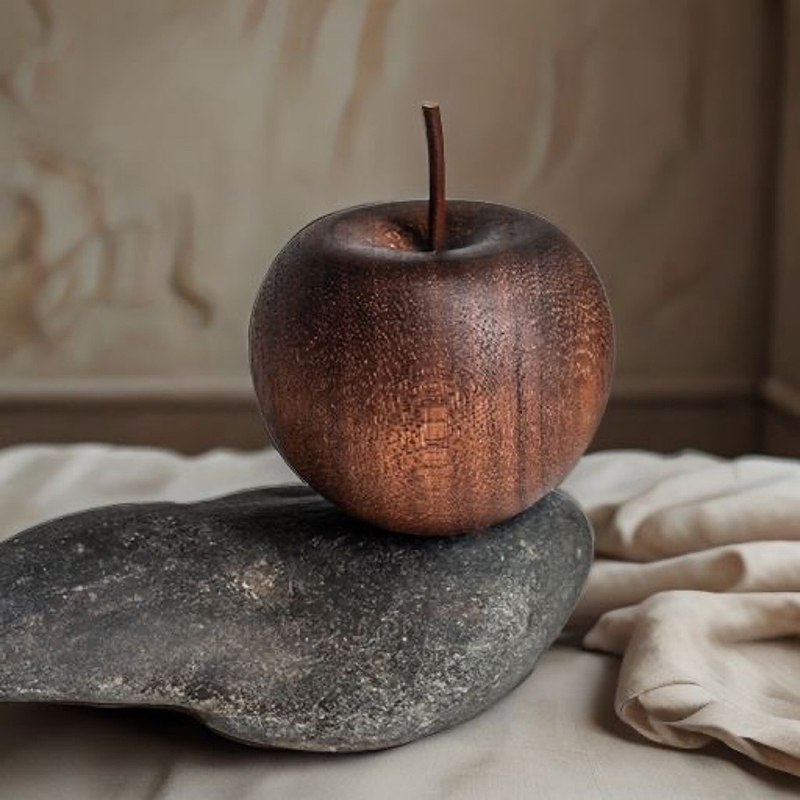 Home And You Fragrance Diffuser - 1PCS Of Wooden Apple Shaped Essential