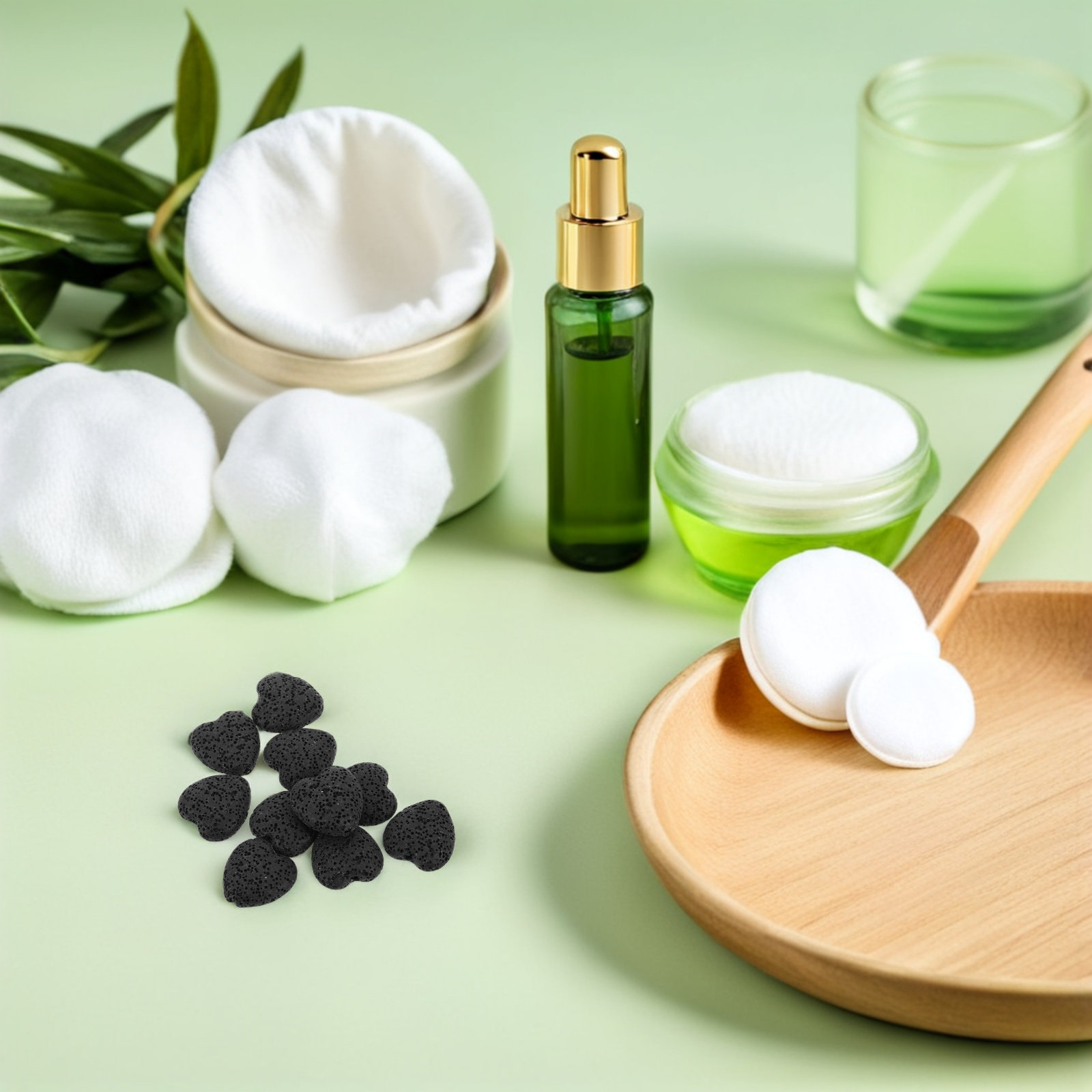 Home And You Fragrance Diffuser - 20Pcs Heart Volcanic Lava Rock Essential