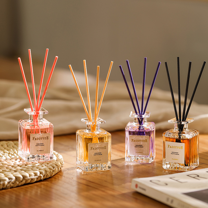 Home Fragrance Logo - 50ml Flameless Reed Diffuser Aromatherapy Essential