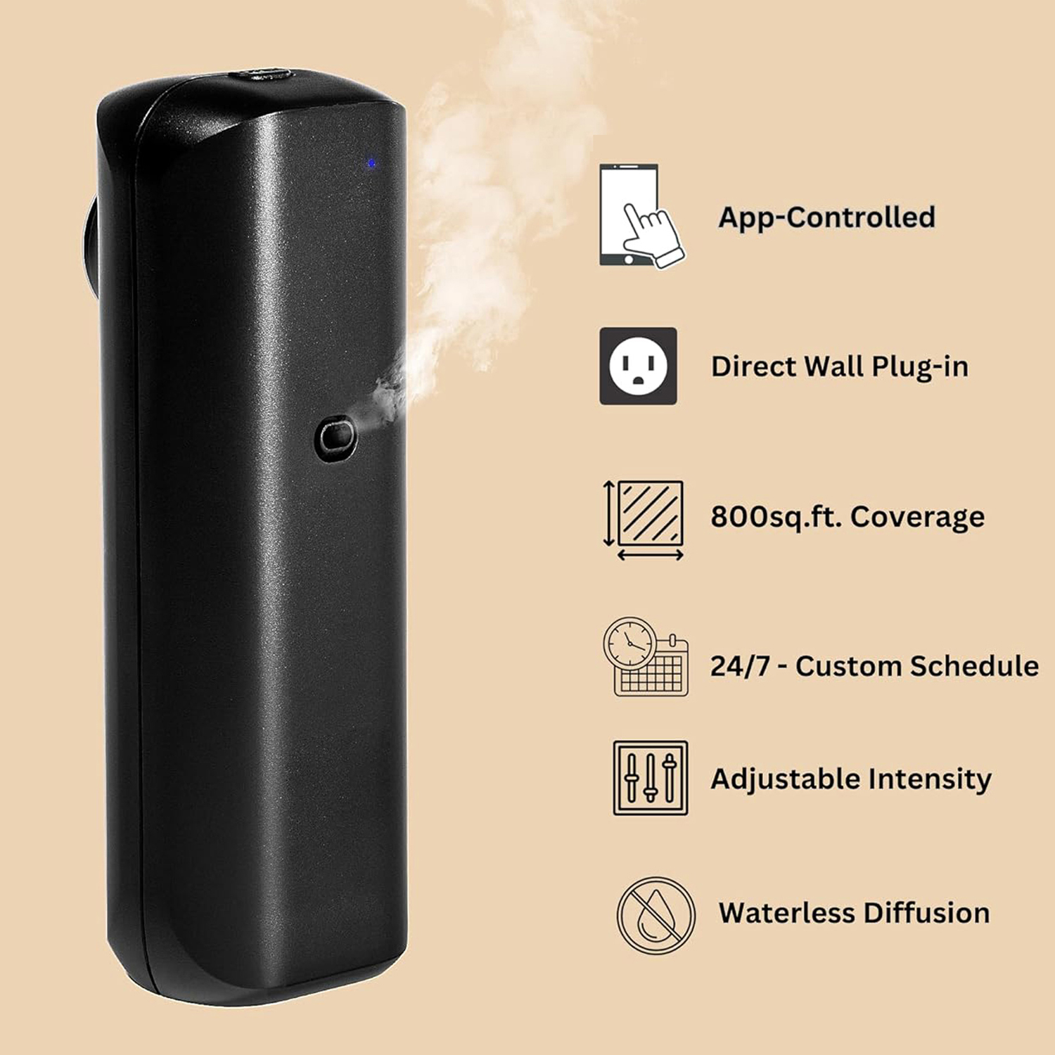 Home Fragrance Hotel - Fragrance Diffuser Toilet Automatic Air Freshener