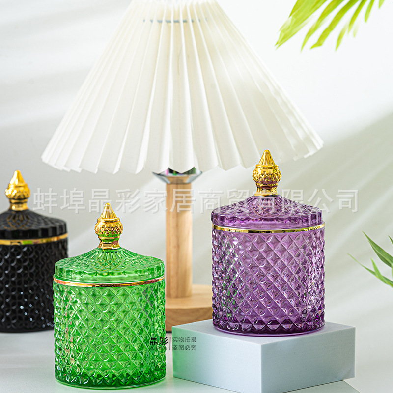 Stained Glass Storage Jar with - Home Fragrance Bottle recensie en prijs