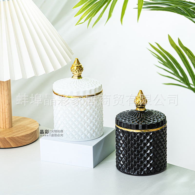 Stained Glass Storage Jar with - Home Fragrance Bottle recensie en prijs