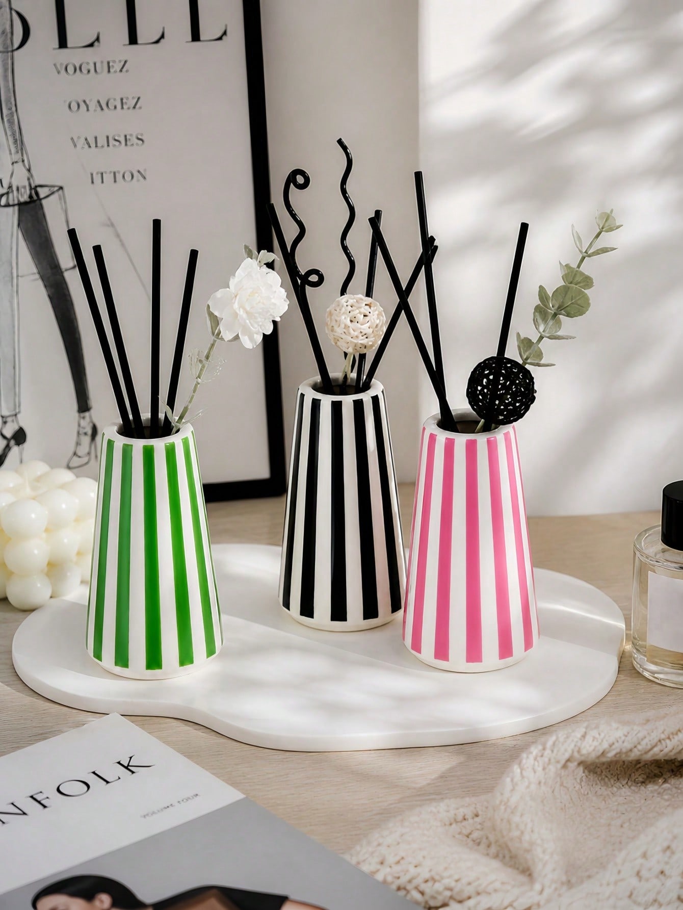 1pc Nordic Minimalist Striped  - Home Fragrance Bottle recensie en prijs