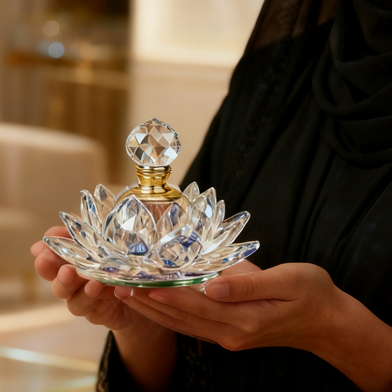 Decorative Crystal Lotus Flowe - Home Fragrance Bottle recensie en prijs