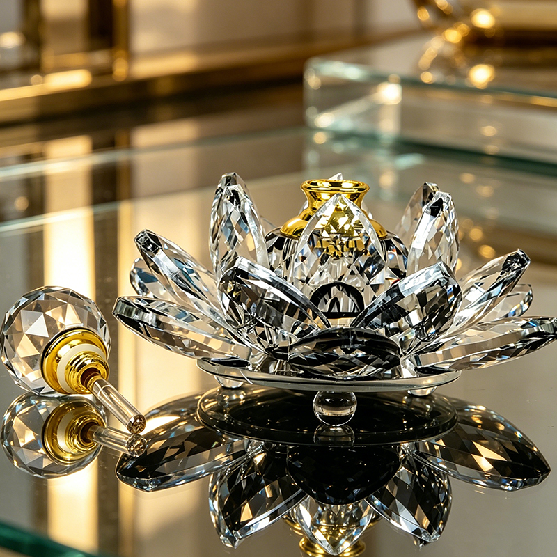 Decorative Crystal Lotus Flowe - Home Fragrance Bottle recensie en prijs