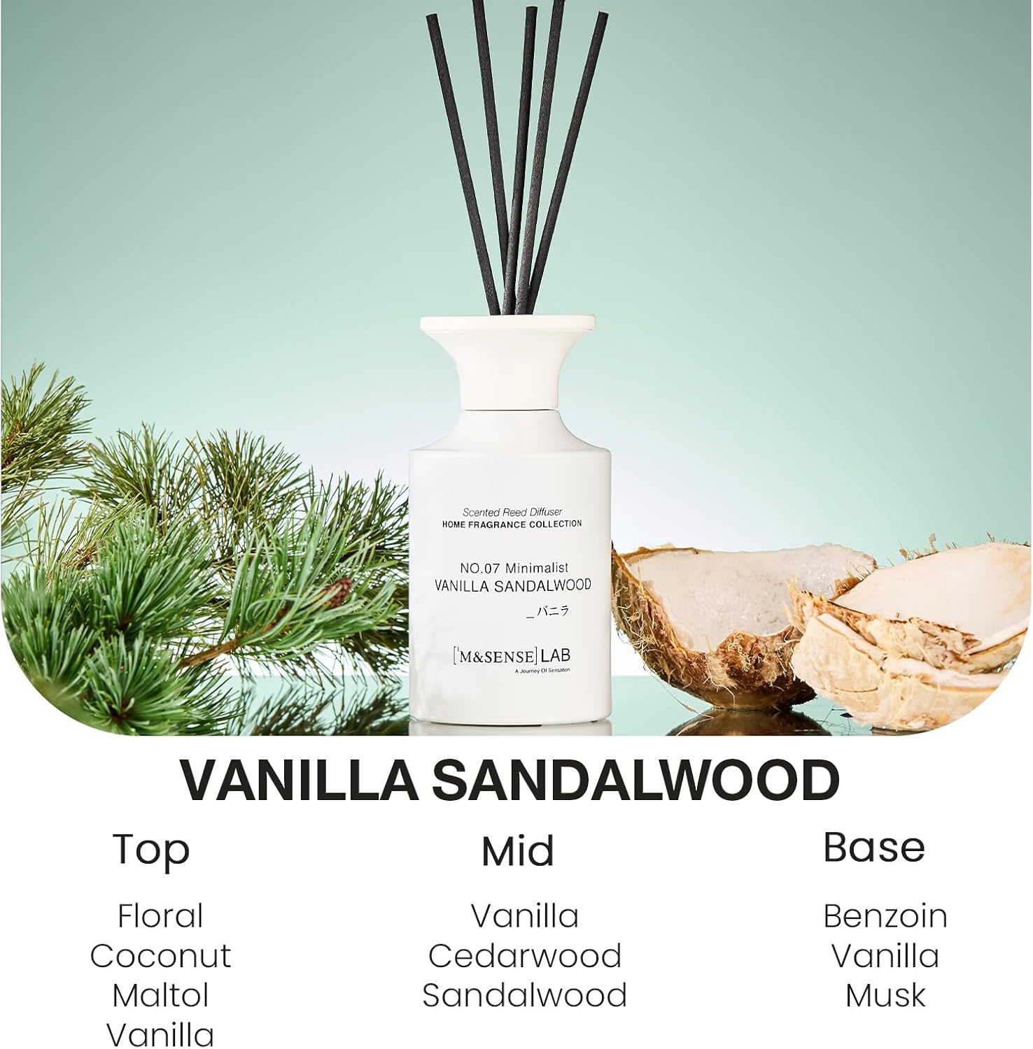 Large Reed Diffuser 300ml with - Home Fragrance Vanilla Reed Diffuser recensie en prijs