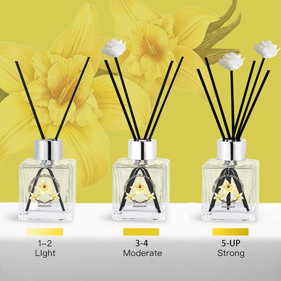 Flower Reed Diffuser-Vanilla S - Home Fragrance Vanilla Reed Diffuser recensie en prijs