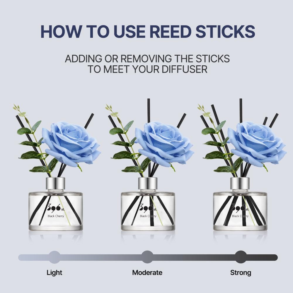 Rose Flower Reed Diffuser with - Home Fragrance Vanilla Reed Diffuser recensie en prijs