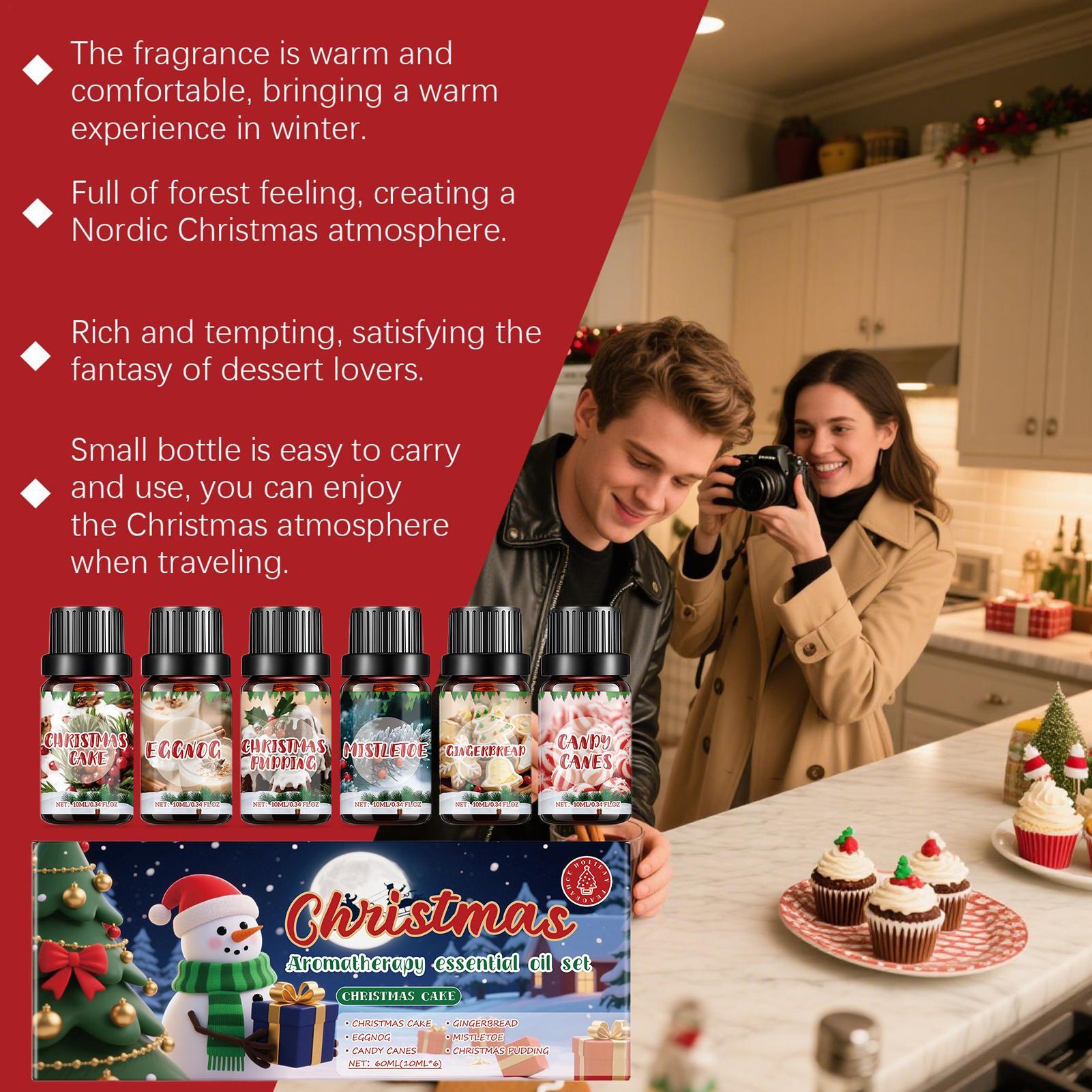 6 Pcs Christmas Fragrance Oils - Xmas Home Fragrance recensie en prijs
