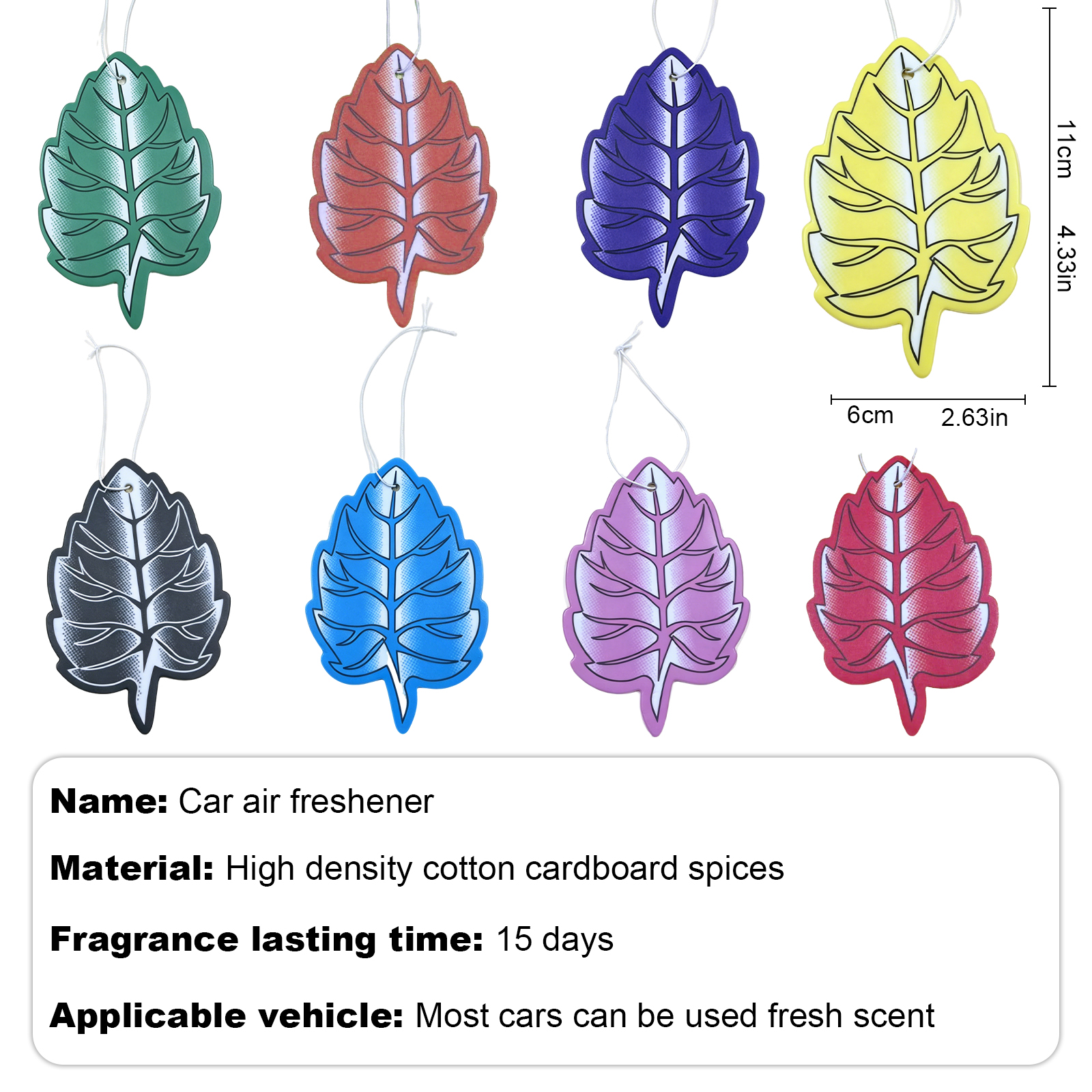 15 Pack Assorted Scent Car Air - Home Fragrance Logo recensie en prijs