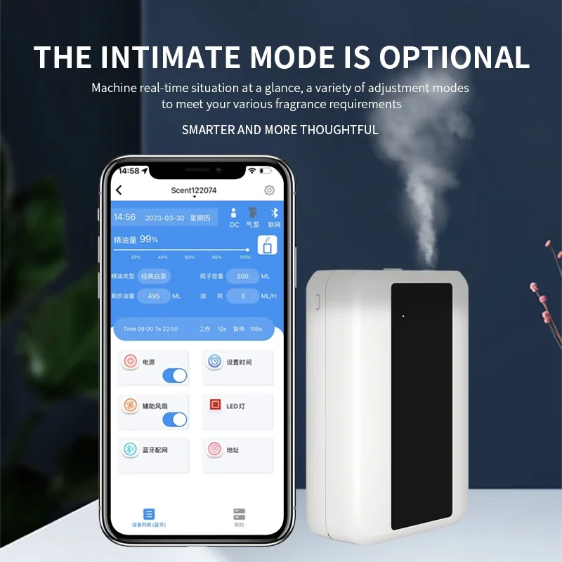 Bluetooth WIFI Aroma Diffuser  - Home Fragrance Hotel recensie en prijs